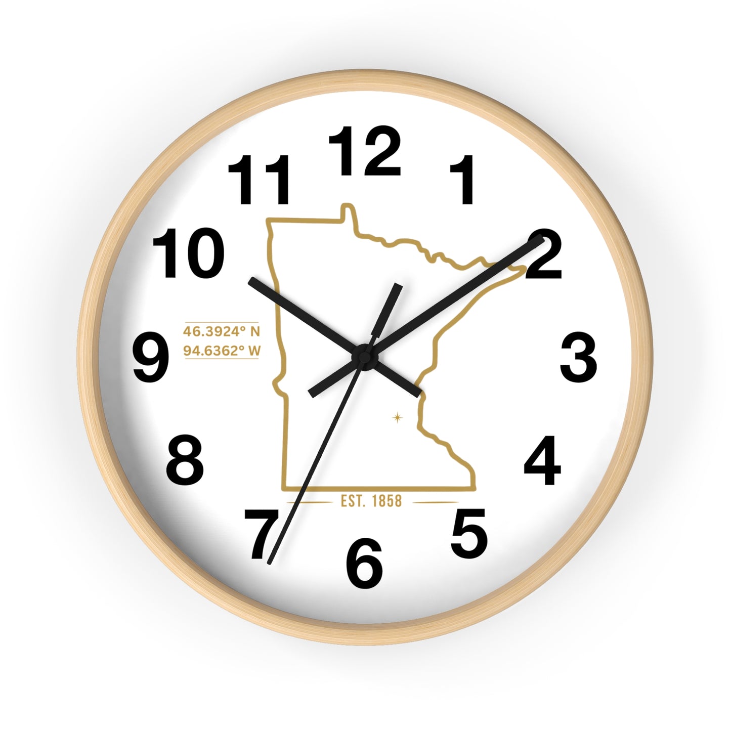 Minnesota Wall Clock