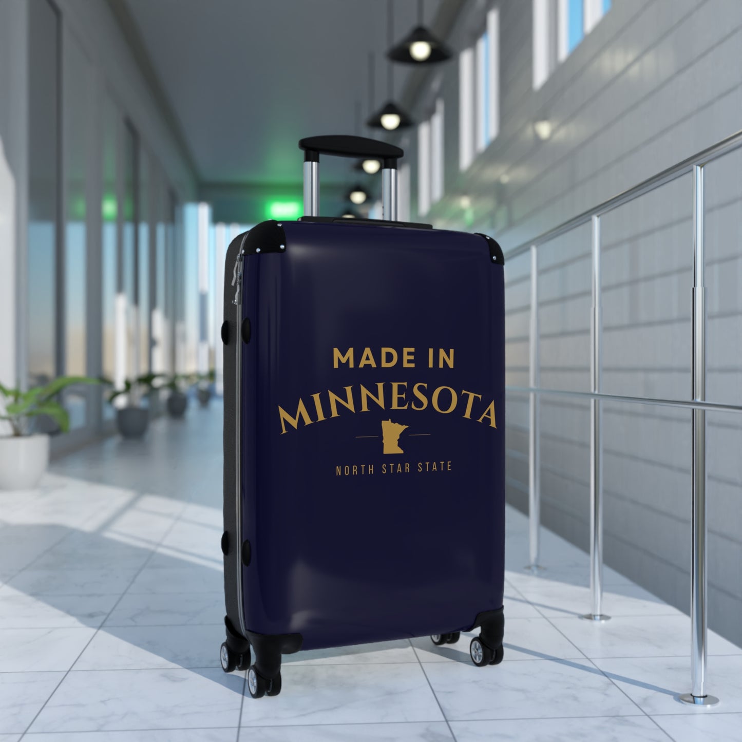 Minnesota in Made North Star State Luggage