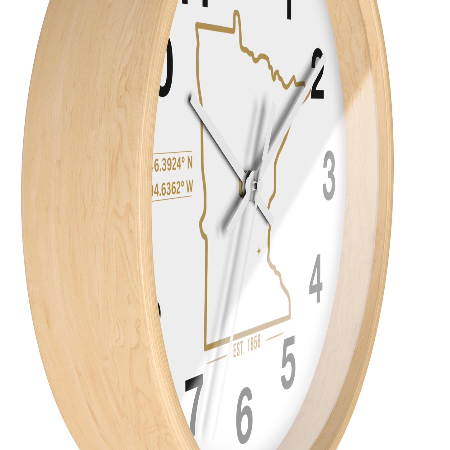 Minnesota Wall Clock