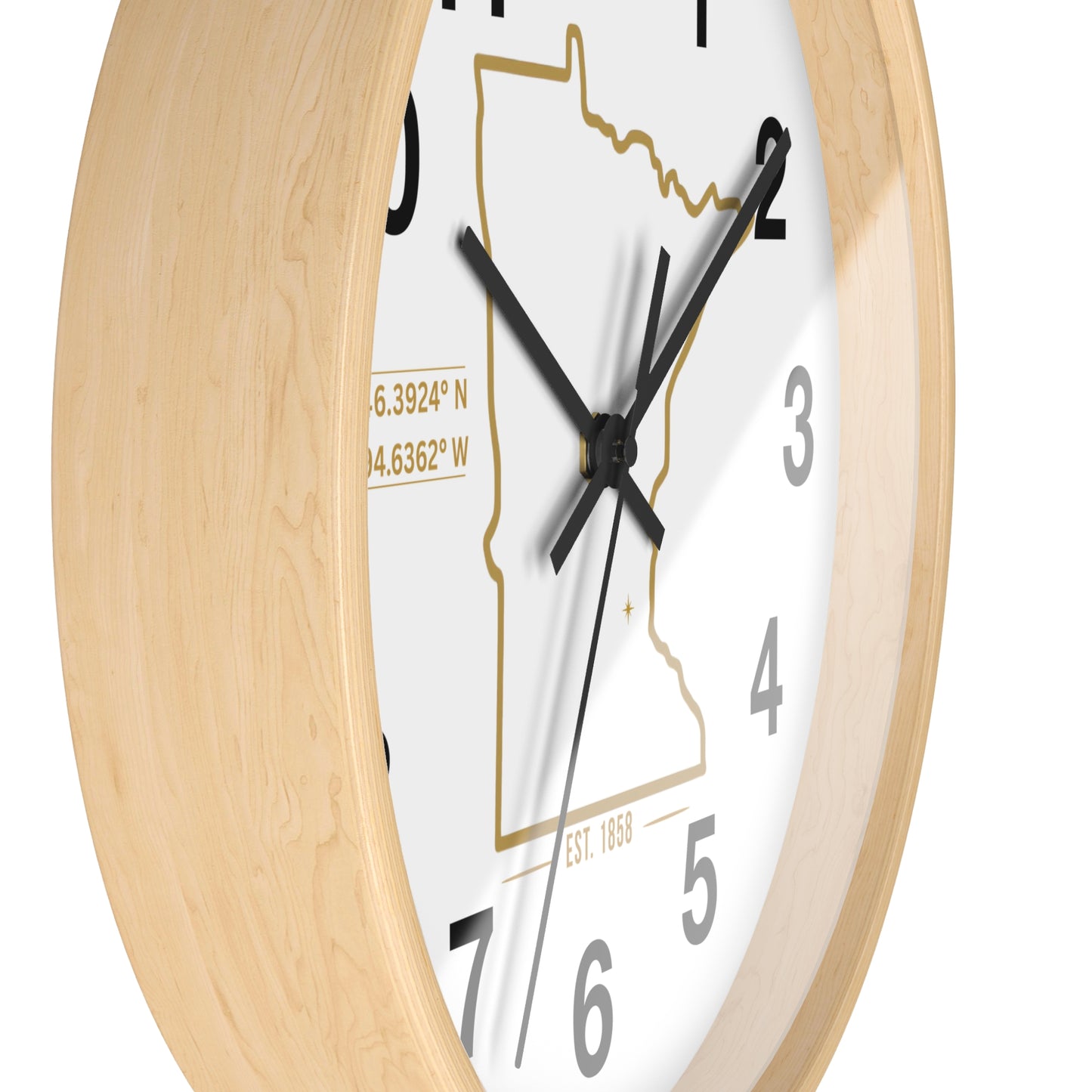Minnesota Wall Clock