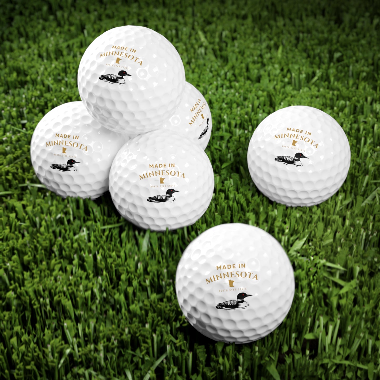 Made in Minnesota Golf Ball Gift Set | 6-Piece Golf Balls