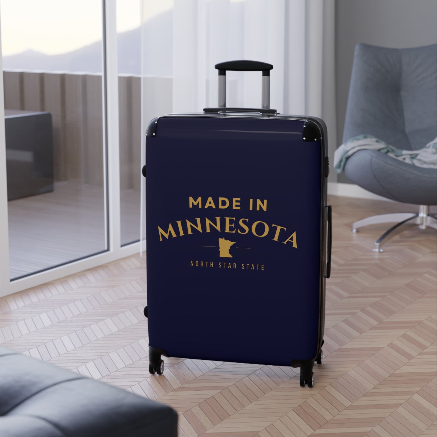 Minnesota in Made North Star State Luggage