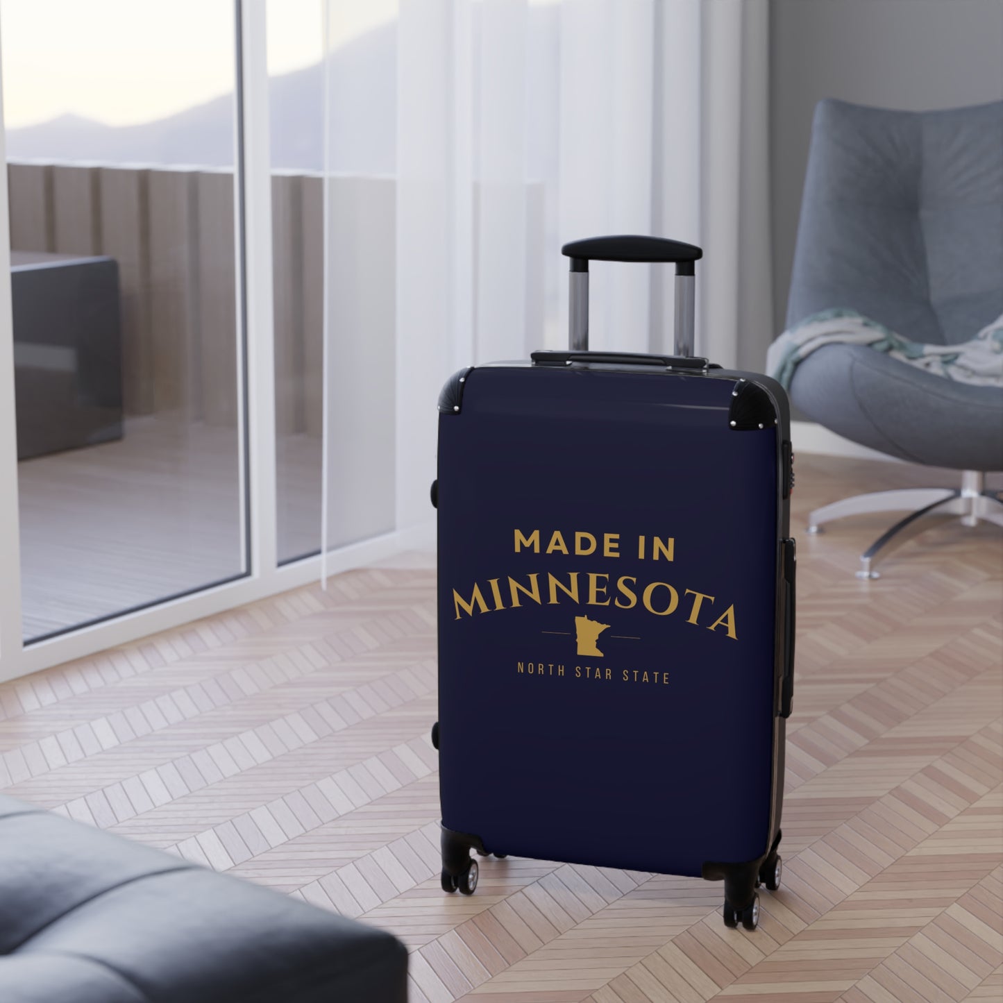 Minnesota in Made North Star State Luggage