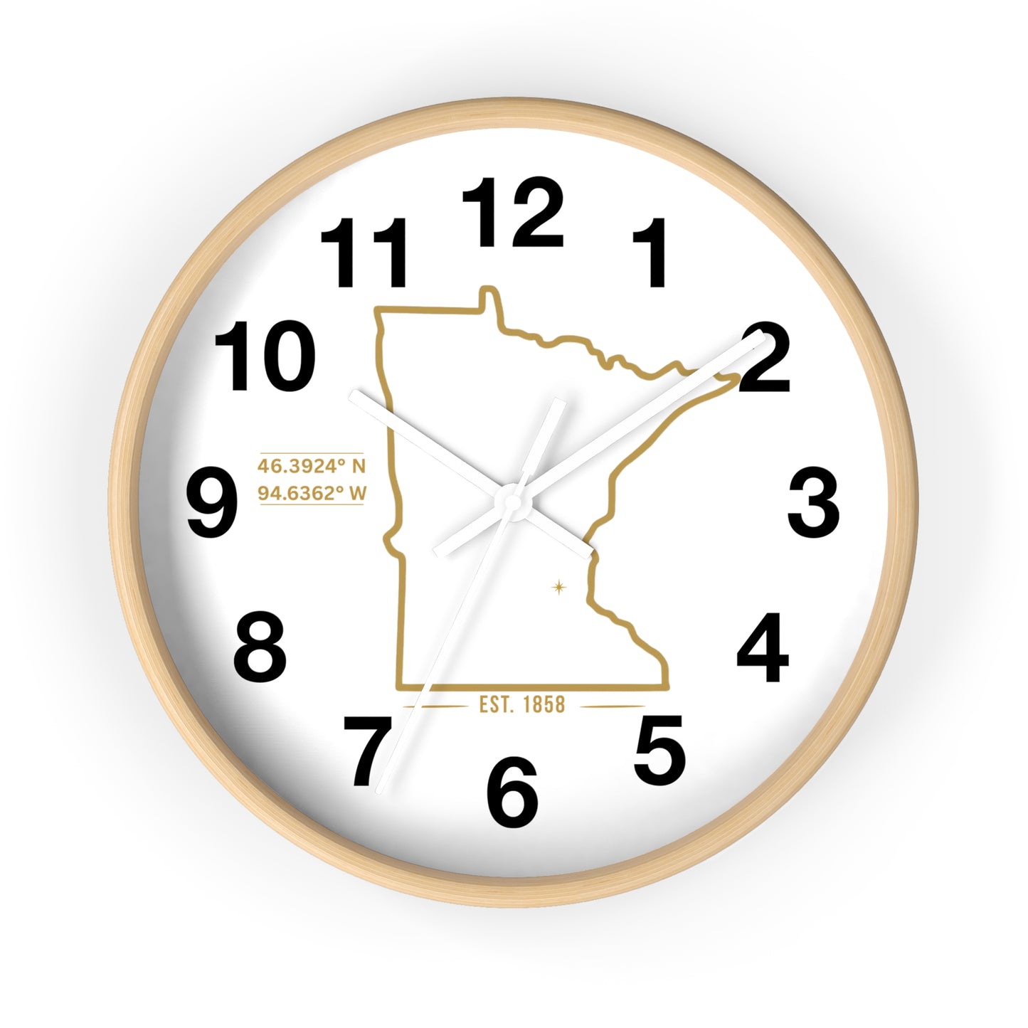 Minnesota Wall Clock