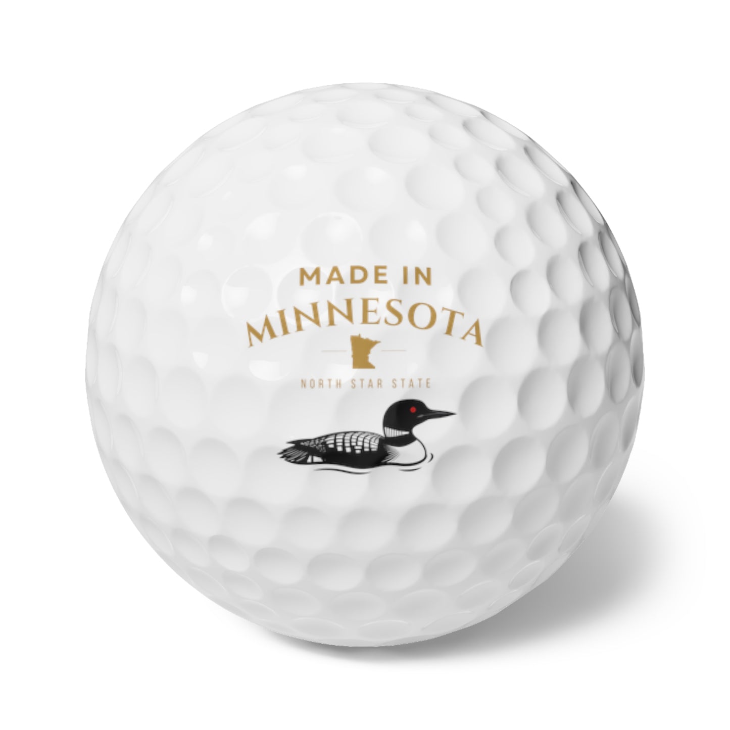 Made in Minnesota Golf Ball Gift Set | 6-Piece Golf Balls
